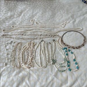 Elegant Real and Costume Pearl Necklaces (10)